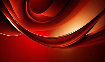 wavy red abstract background. photo