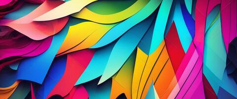 Abstract shape background, geometric colorful backdrop. photo