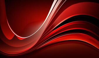 wavy red abstract background. photo