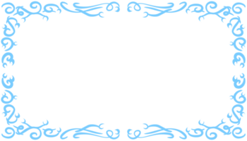 Blau abstrakt Rahmen Hintergrund Illustration png