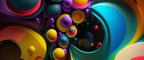 Abstract shape background, geometric colorful backdrop. photo