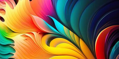 Abstract shape background, geometric colorful backdrop. photo