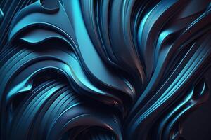 Beautiful abstract blue background with curves, photo
