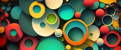 Abstract shape background, geometric colorful backdrop. photo