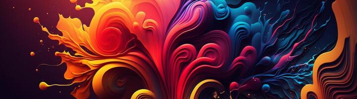 Abstract shape background, geometric colorful backdrop. photo