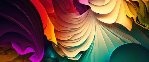 Abstract shape background, geometric colorful backdrop. photo