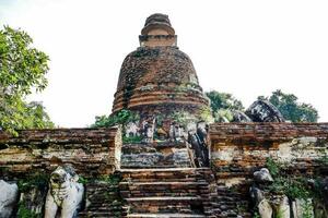 Ancient temple in Thailand photo