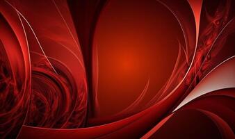 wavy red abstract background. photo