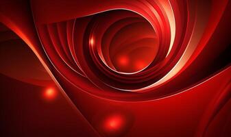 wavy red abstract background. photo