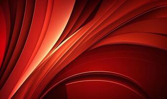 wavy red abstract background. photo