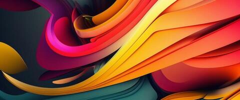 Abstract shape background, geometric colorful backdrop. photo