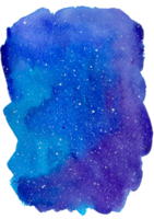 Hand Painted sky Full of star milky way png