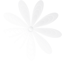 Weiß Blume, Element von Blumen- Papier schneiden. Papier Schnitt von Blume Form. Symbol von Valentinstag Tag, Geschenk, Ornament, Liebe und Frühling Symbol. Illustration von Blumen. png