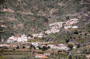 Houses on the hill photo