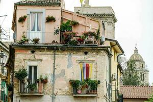 Buildings in the city photo