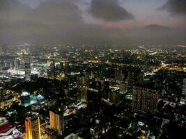 Cityscape at night photo