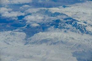 vista aérea del paisaje foto