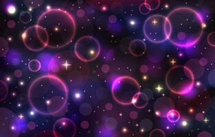 Twinkle Stars with Bokeh Effect Background vector