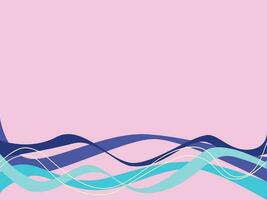 Art  Illustration pink blue background vector