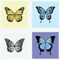 Butterfly Pattern Line vector