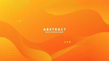 Abstract Gradient Orange liquid Wave Background vector