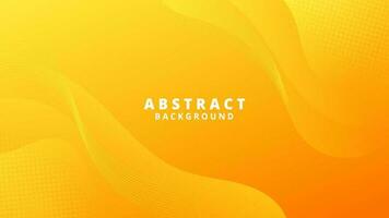 Abstract Gradient Yellow liquid Wave Background vector