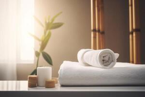 Spa composition AI Generate photo