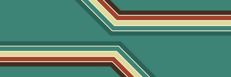 Retro vintage 70s style stripes background poster lines. shapes vector design graphic 1970s retro background. abstract stylish 70s era line frame illustration. Abstract Simple geometric wave lines