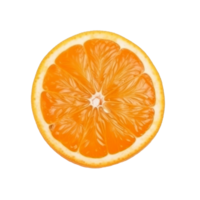 naranja aislado. ilustración ai generativo png