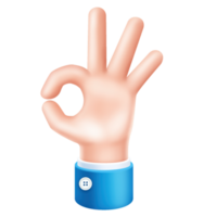 o negócio mão OK placa símbolo ícone png