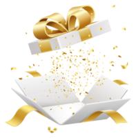 giftbox goud lint opening symbool icoon png