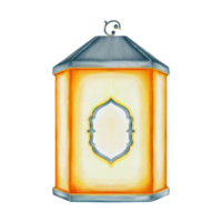 Lantern With Blue Frame png