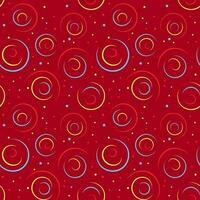 Seamless pattern, festive colorful abstract background with circles. Design for packaging, print, textile, vector