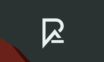 Alphabet letters Initials Monogram logo RA, AR, R and A vector