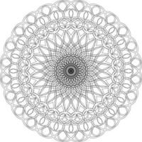an abstract circle line in a pattern on white background vector