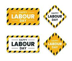 Happy World Labour Day Illustration Vector Design Background 1 May