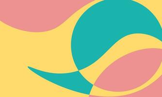 vector abstract summer background for poster, banner, social media. Horizontal