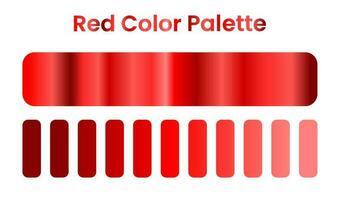 red color palette. red gradient. red group. vector