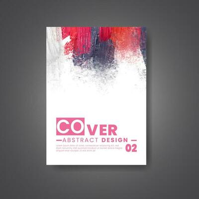 Cover template with watercolor background. Design for your cover, date, postcard, banner, logo.