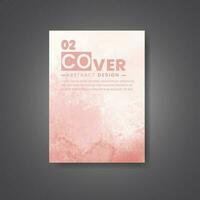 Cover template with watercolor background. Design for your cover, date, postcard, banner, logo. vector