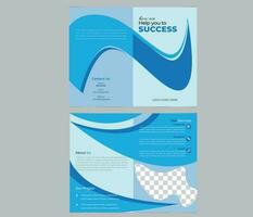 modern business brochure design template vector
