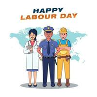 Happy Labor Day vector