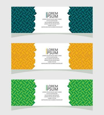 set of backgrounds a set of vector banners and template design with a pattern of green blue and orange business banner  and  vector banner design download