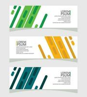 a set of vector banners with different colors and Abstract background banner design for social media and for website banner design and background design