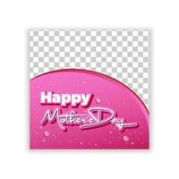 New Happy Mother's Day Design. Vector illustration