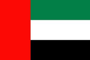 United Arab Emirates flag, nation flag design. vector