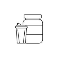 The Bank protein vector icon illustration