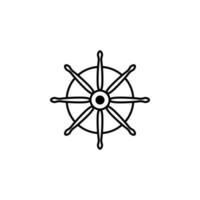 handwheel vector icon illustration