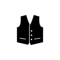 vest vector icon illustration