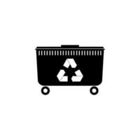 trash box vector icon illustration